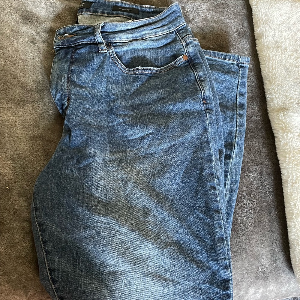 Light Wash Skinny Judy Blue Jeans Size 14W